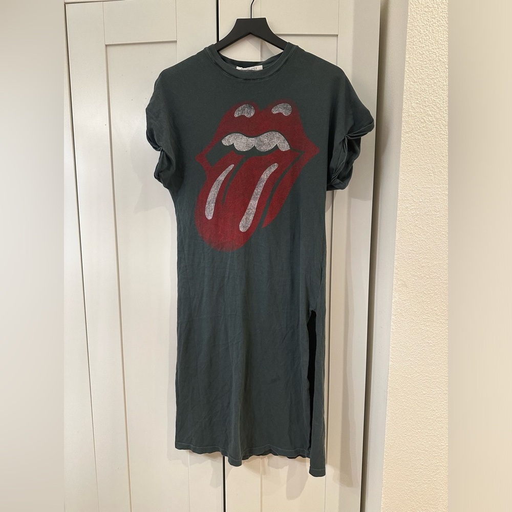 Free People Rolling Stones T-Shirt Dress